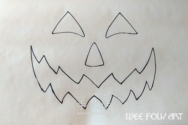 Illustrated tutorial on how to make your own Halloween Pumpkin T-shirt