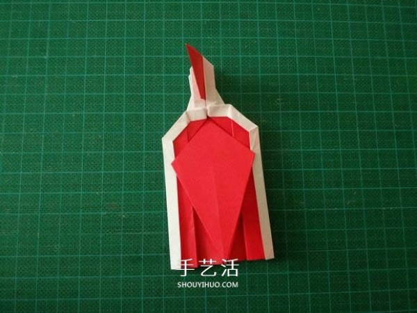 Illustrated tutorial on how to fold the Christmas crane How to fold the Christmas crane