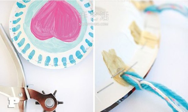 Tutorial on how to make a paper plate tambourine by making a simple homemade tambourine