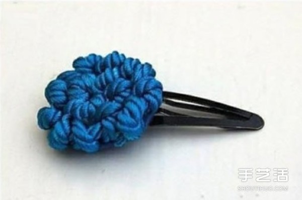 Detailed DIY instructions for rope braided flowers allow you to easily create beautiful hairpins