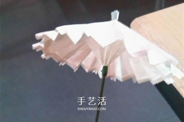 How to make a mini oil-paper umbrella, origami, an illustrated tutorial on making an oil-paper umbrella