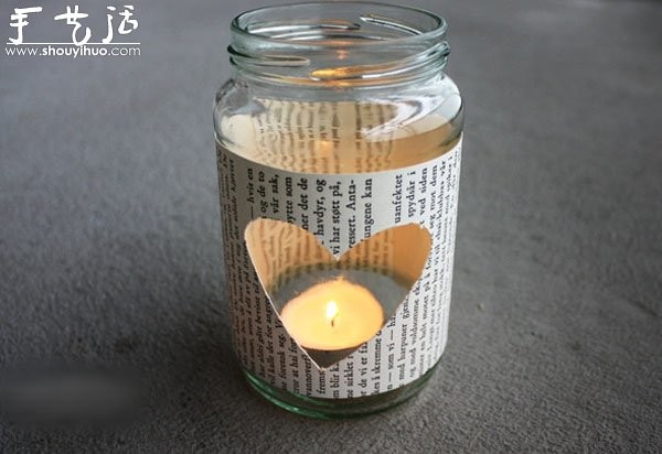 Tutorial on DIY Romantic Candle Wishing Lamp made from Canned Glass Bottle