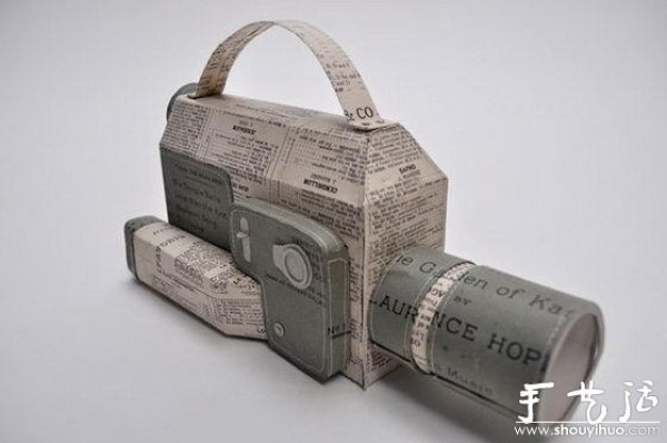 DIY home life items from discarded newspapers and magazines