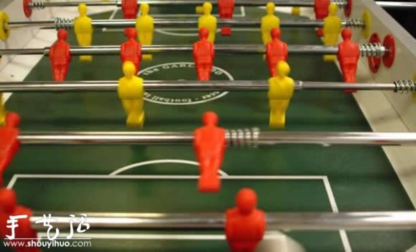 Packaging boxes turn waste into treasures and homemade table football