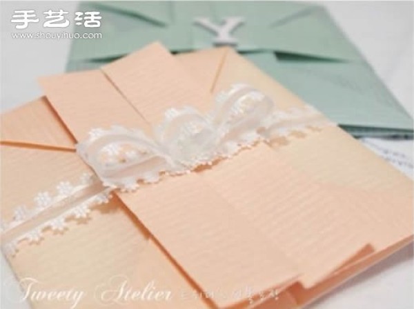 Origami Wedding Invitation Tutorial on how to fold it