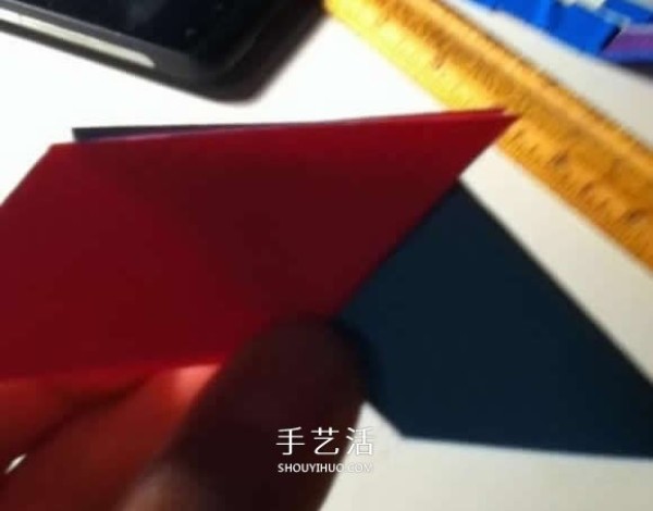 How to fold an octagonal dart and illustrate how to fold an octagonal dart by hand