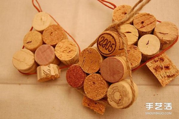 Christmas cork DIY picture Christmas wine bottle stopper handmade small production