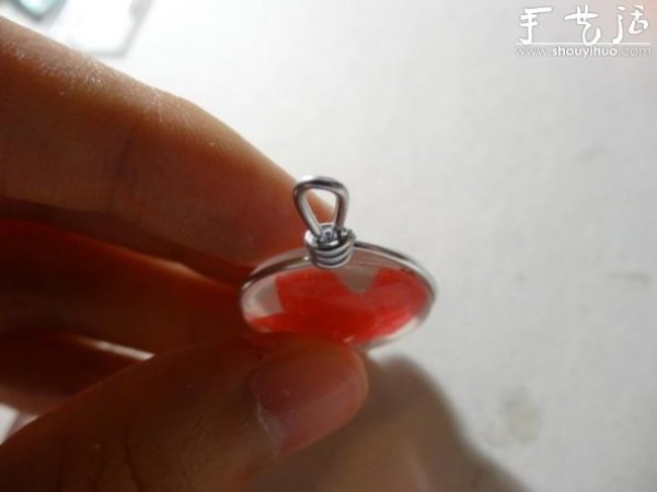 Tutorial on DIY small fresh pendants/pendants made from glass pieces