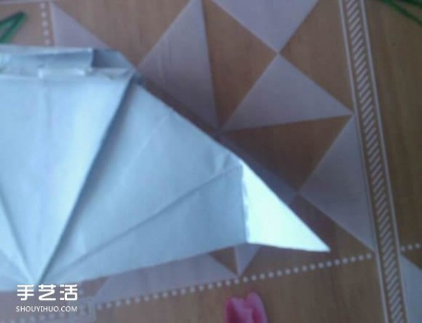 Origami diagram of a grand piano and how to fold a three-dimensional grand piano step by step