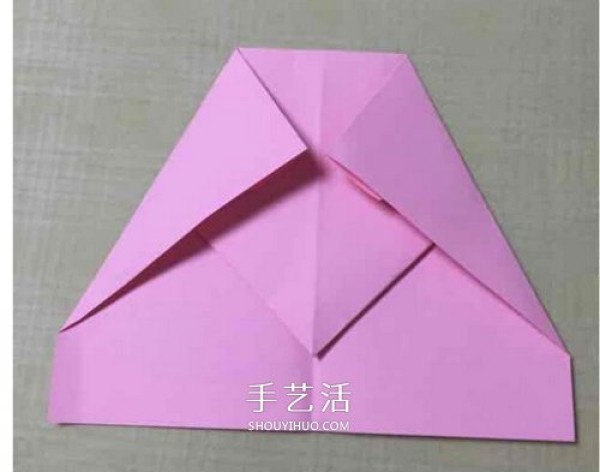 The simplest paper airplane origami illustration flies very smoothly and long-lasting