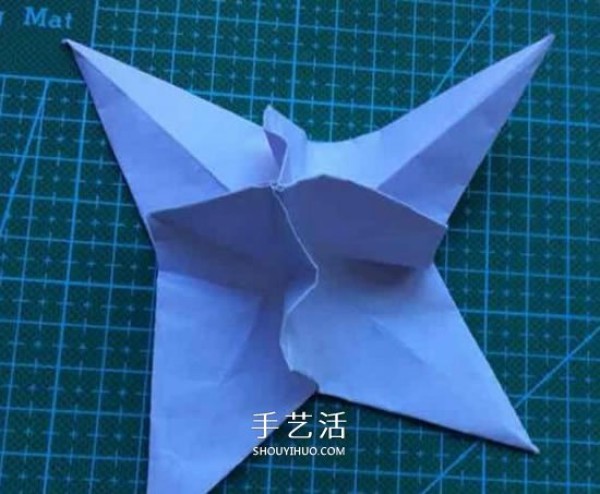 How to fold a super simple rose, easy origami illustration of a rose