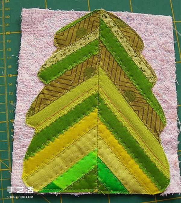 Beautiful patchwork leaf coaster DIY patchwork leaf pattern coaster