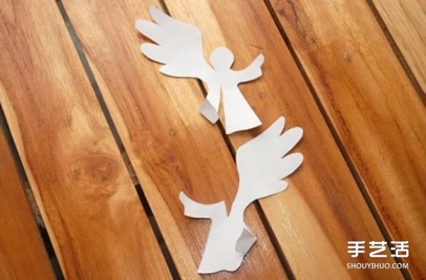 How to make greeting cards from A4 paper and make creative three-dimensional angel greeting cards by hand