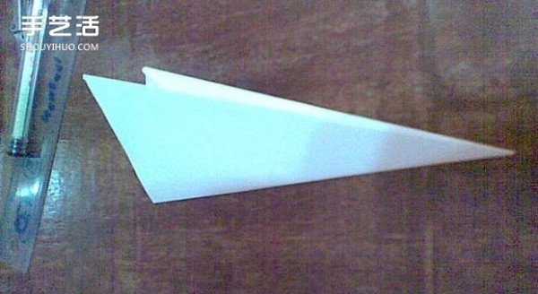 F-22 fighter origami illustration hand-made F22 fighter model tutorial