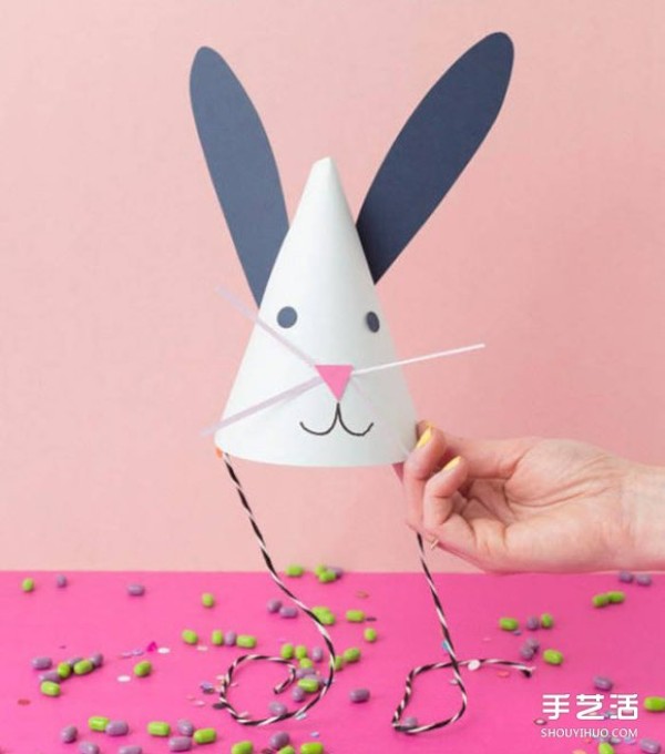 How to make a bunny hat for toddlers, how to make a birthday party hat tutorial