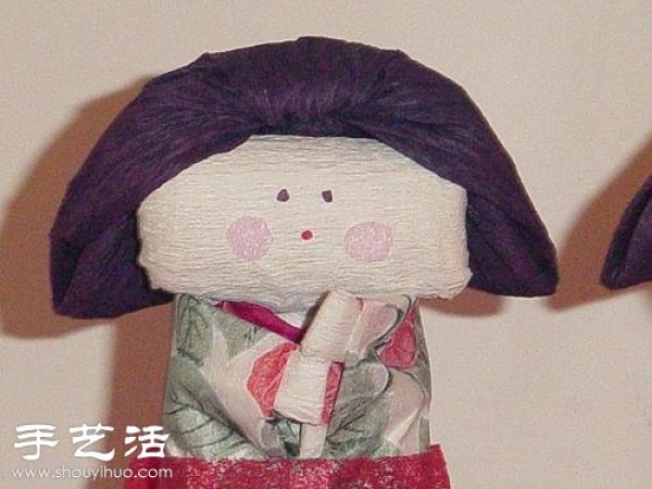 Japanese ethnic style kimono doll origami art