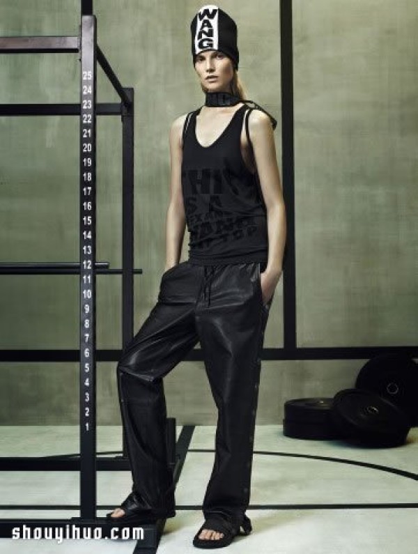 Alexander Wang and H&M minimalist street sports items