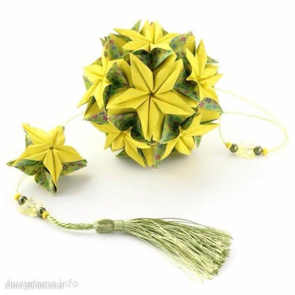 Appreciation of the beautiful handmade origami flower balls (4)