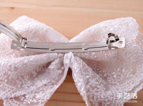 Versatile Lace Bow Hairpin Handmade DIY Illustrated Tutorial