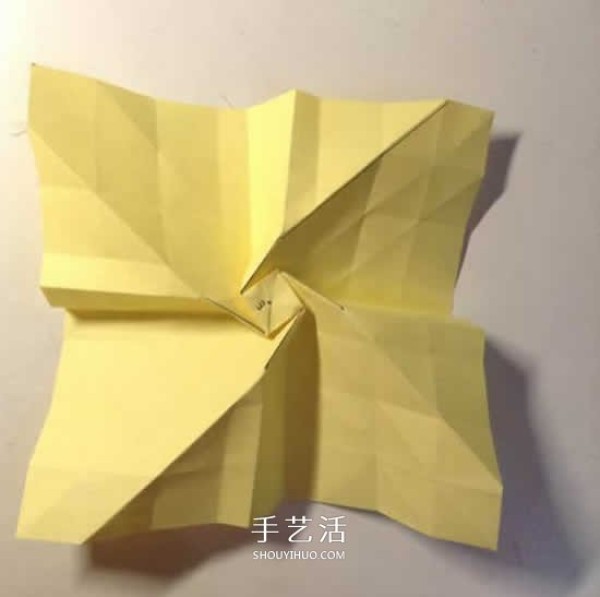 The original folding method of Weiwei Rose, detailed origami rose process steps