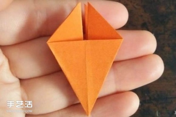 How to fold three-dimensional rhombus with diagrams and hollow three-dimensional rhombus origami tutorial