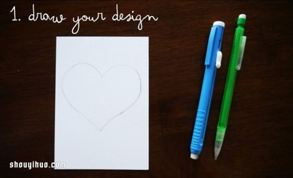 How to DIY Chinese Valentines Day love and red heart greeting cards