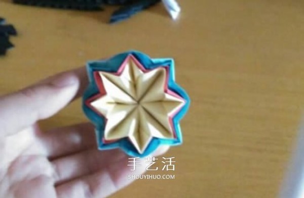 How to fold beautiful paper flowers, origami eight-pointed star flower with illustrations