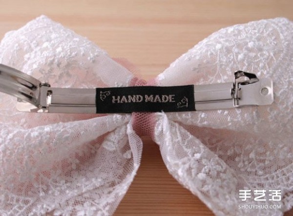 Versatile Lace Bow Hairpin Handmade DIY Illustrated Tutorial