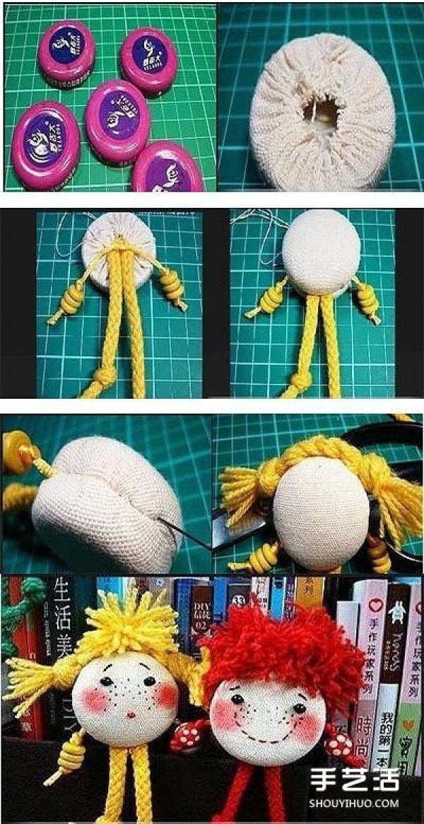 Chou Chou Chou Cute Freckled Rag Doll Handmade Illustrated Tutorial