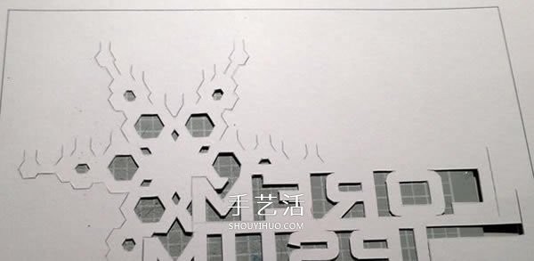 How to make homemade New Year snowflake greeting cards, how to make handmade three-dimensional New Year greeting cards