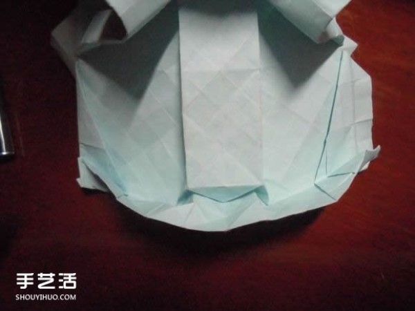 Kissing Fish Origami Illustration of the Super Complex Heart Folding Process