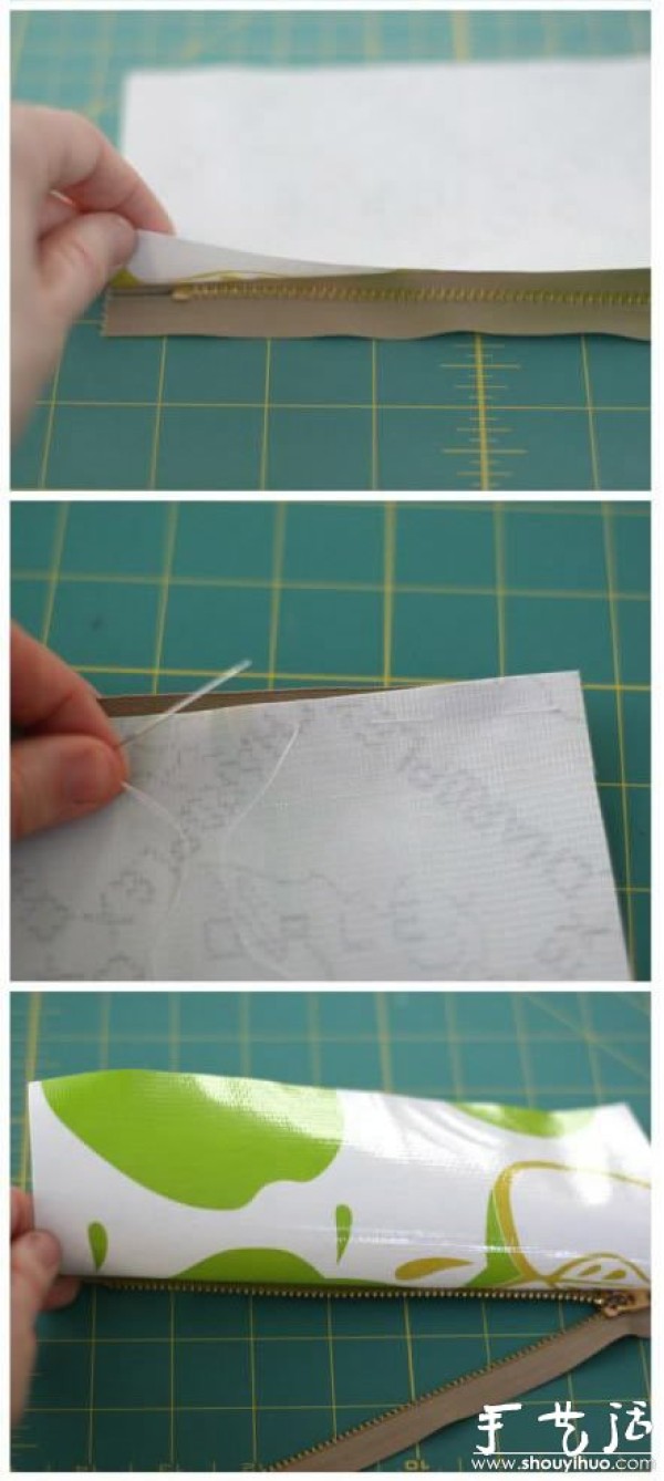 Tutorial on making beautiful pencil cases with handmade fabrics