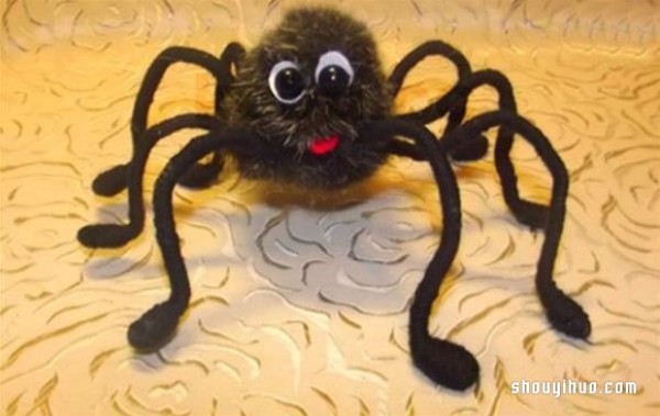 How to make a cute little spider toy with detailed illustrations