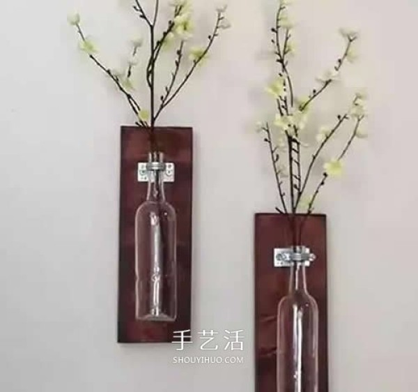 Wine bottle renovation ideas! Are you still willing to throw away household garbage? 