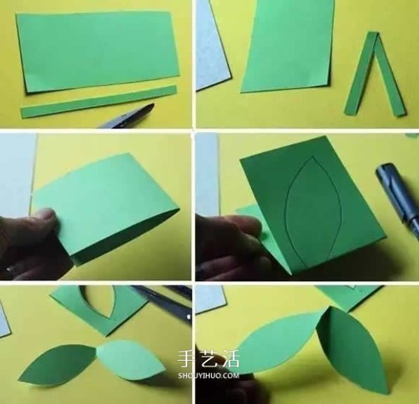 Interesting paper-cutting tutorial uses cardboard to cut three-dimensional cherry paintings