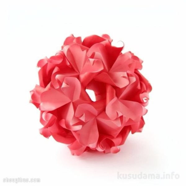 Appreciation of the beautiful handmade origami flower balls (4)