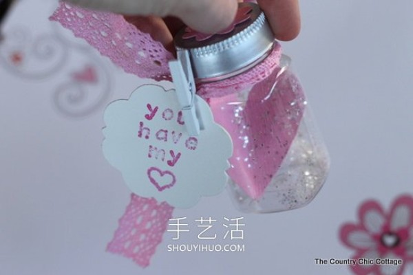 15 Charming Valentines Day Glass Jar Gift DIY Tutorial