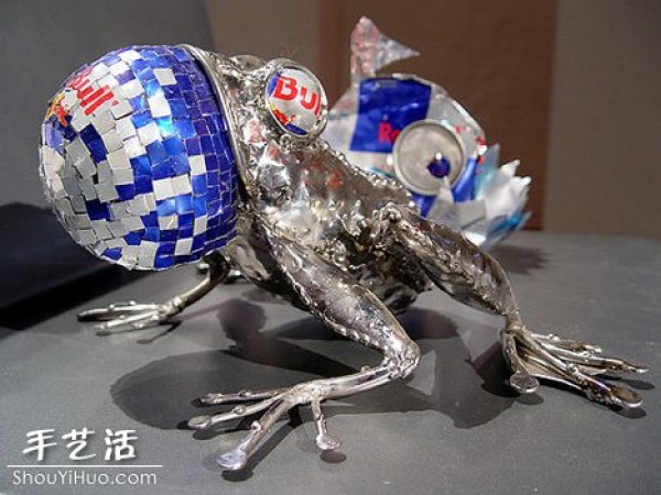 Environmentally friendly art made from cans