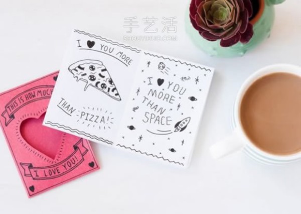 How to make your own creative Valentines Day greeting cards with a tutorial and a booklet