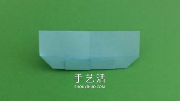 How to fold a simple triangular paper box, origami a paper box with a love lock