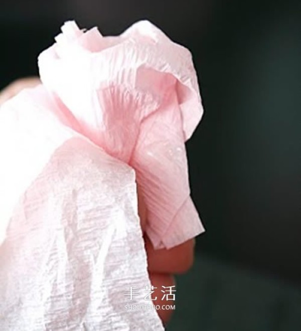 How to make rose balls from wrinkled paper, beautiful wedding decorations! 