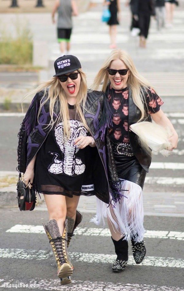 Twins in the fashion circle, the new forces in the hip-hop style mix and match outfits