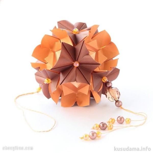 Appreciation of the beautiful handmade origami flower balls (1)