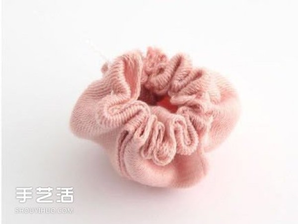 Non-woven rose hairpin DIY handmade fabric rose hairpin production