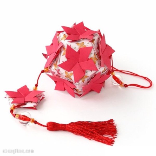 Appreciation of the beautiful handmade origami flower balls (3)