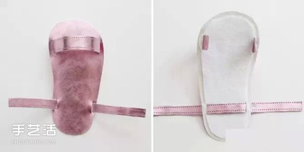 Renovate unwanted old bags to DIY to make beautiful baby shoes