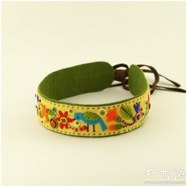 Handmade ethnic style non-woven bracelet