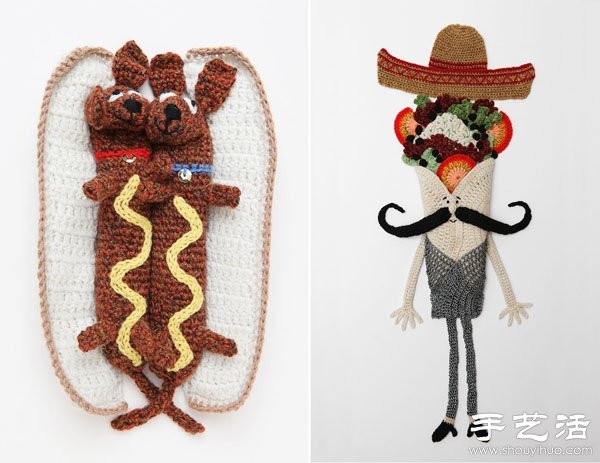 Super exquisite and realistic knitted crochet art DIY