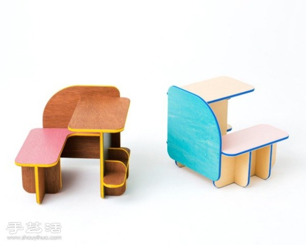 Dice furniture, flip each side to decide how you use it