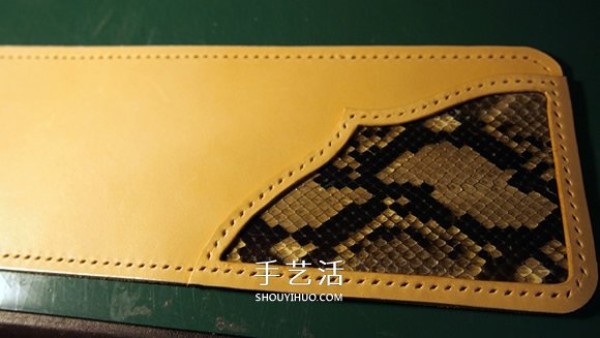 The most detailed leather art tutorial teaches you how to make a cowhide wallet step by step